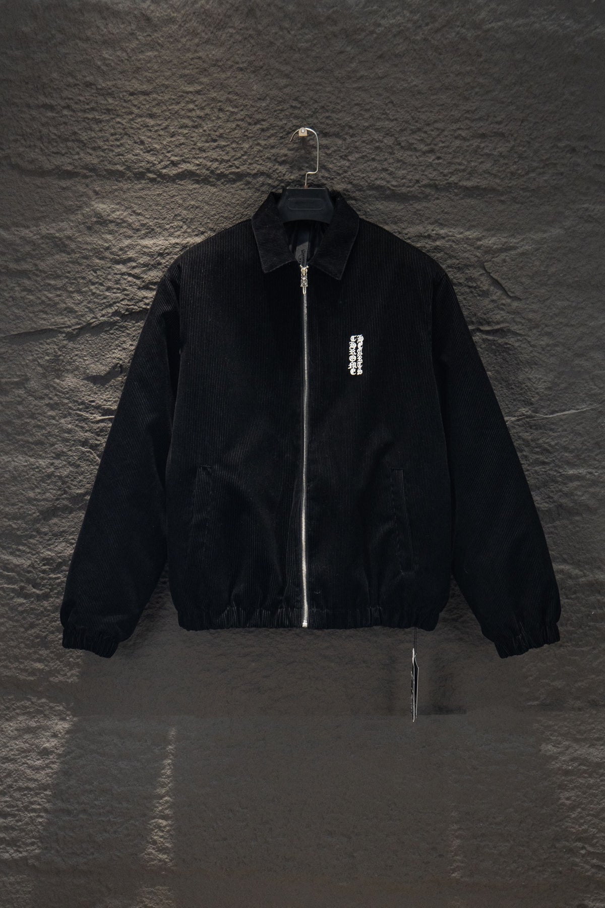 Chamarra Chrome Hearts de Pana Hollywood Negra — frente