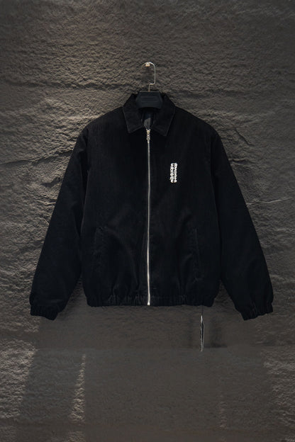 Chamarra Chrome Hearts de Pana Hollywood Negra — frente