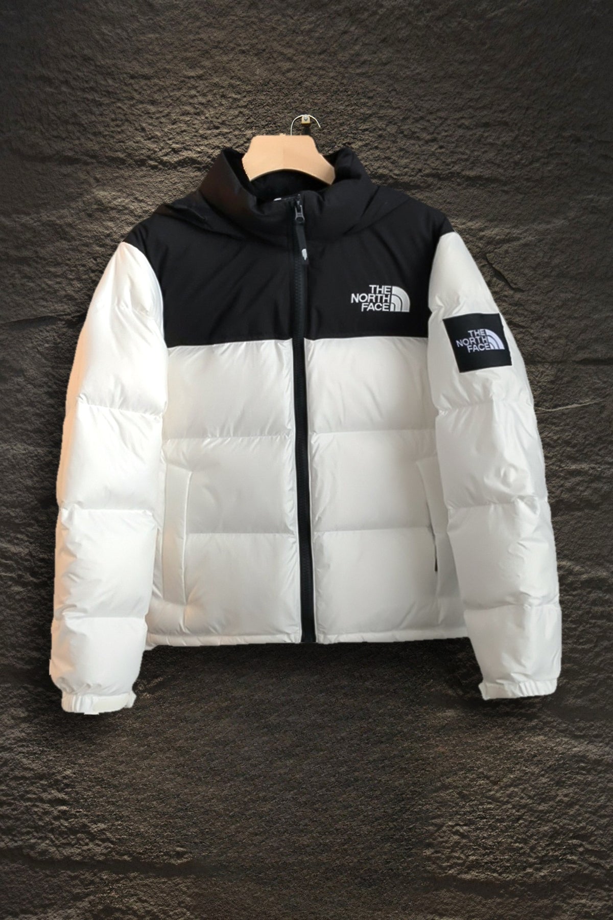 Chamarra The North Face Nuptse Blanca — frente