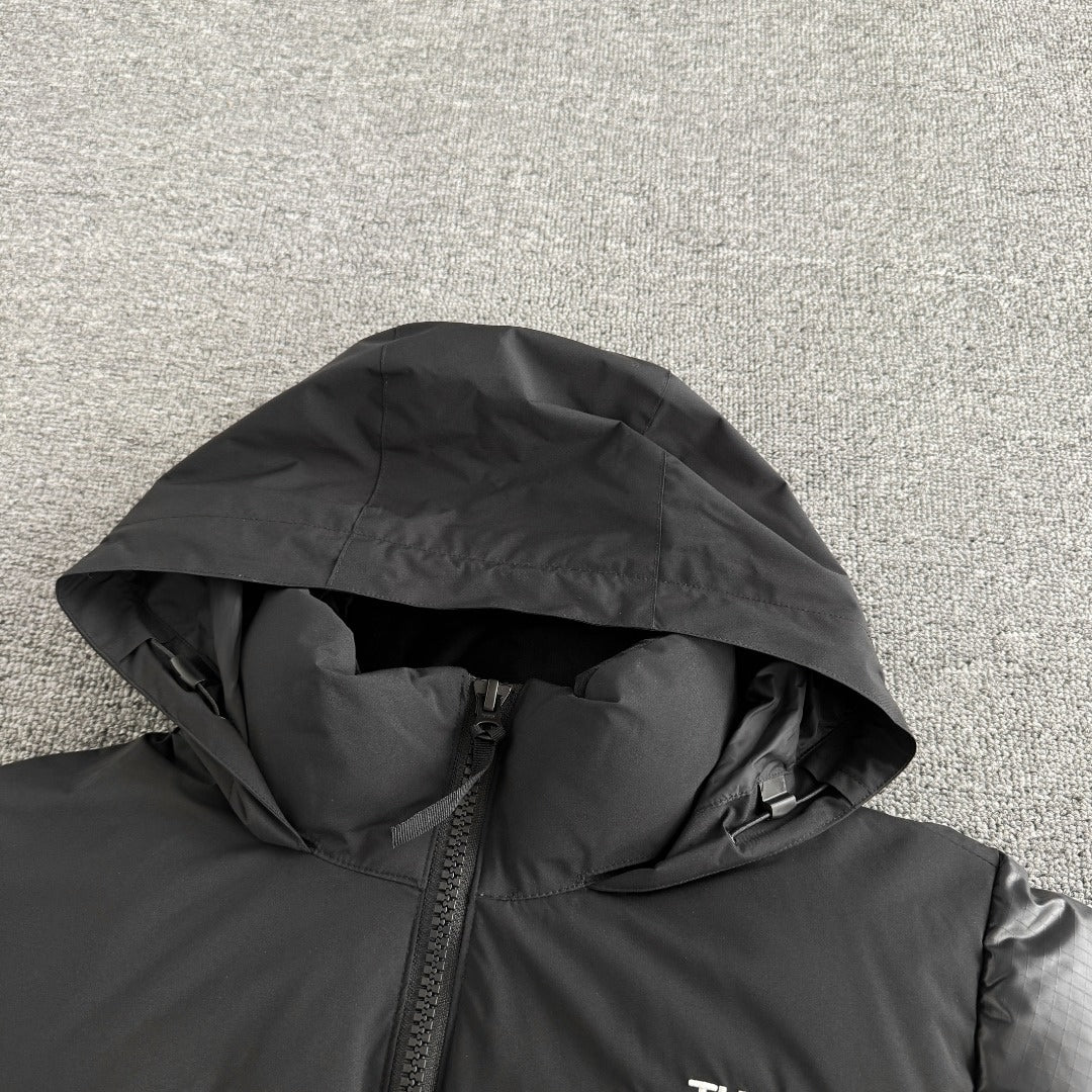Chamarra The North Face Nuptse con Capucha Negra — capucha