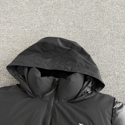 Chamarra The North Face Nuptse con Capucha Negra — capucha