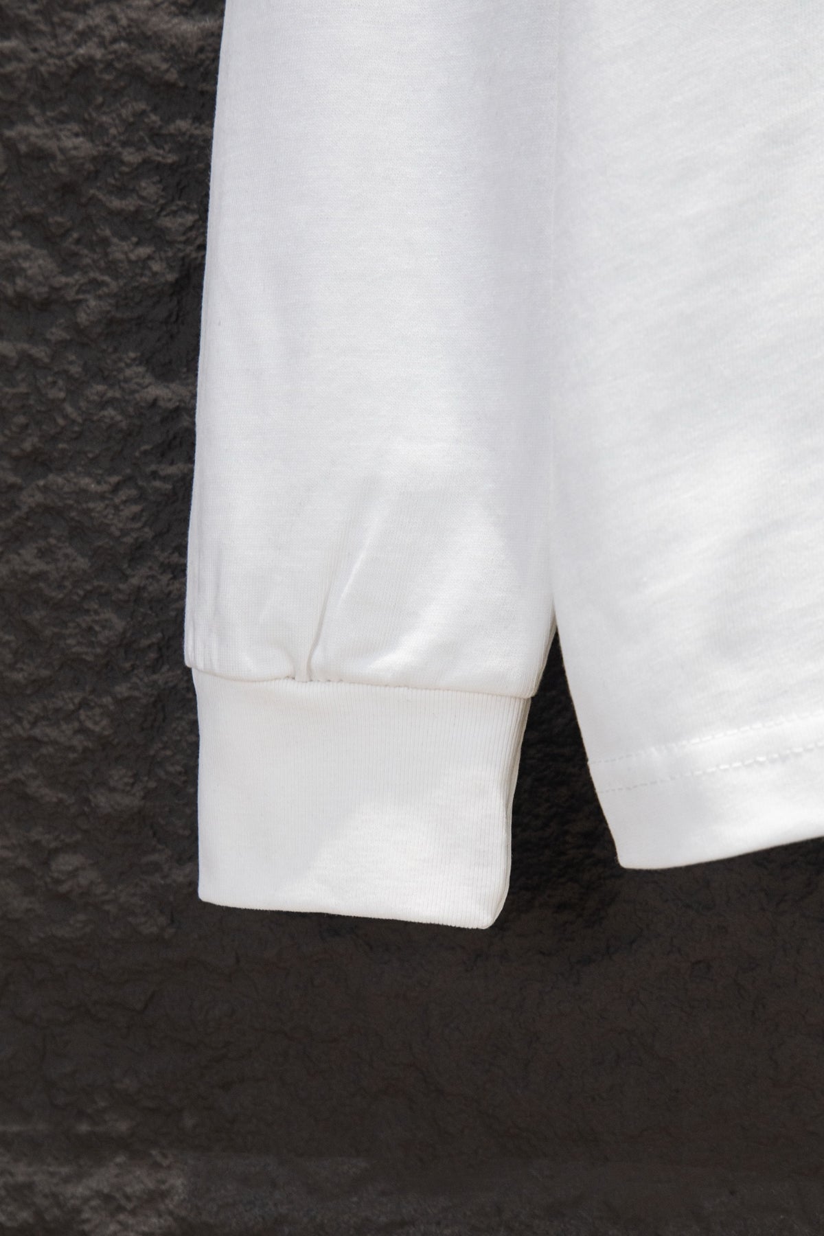 Playera Chrome Hearts Herradura de Pedrería Manga Larga Blanca — puño