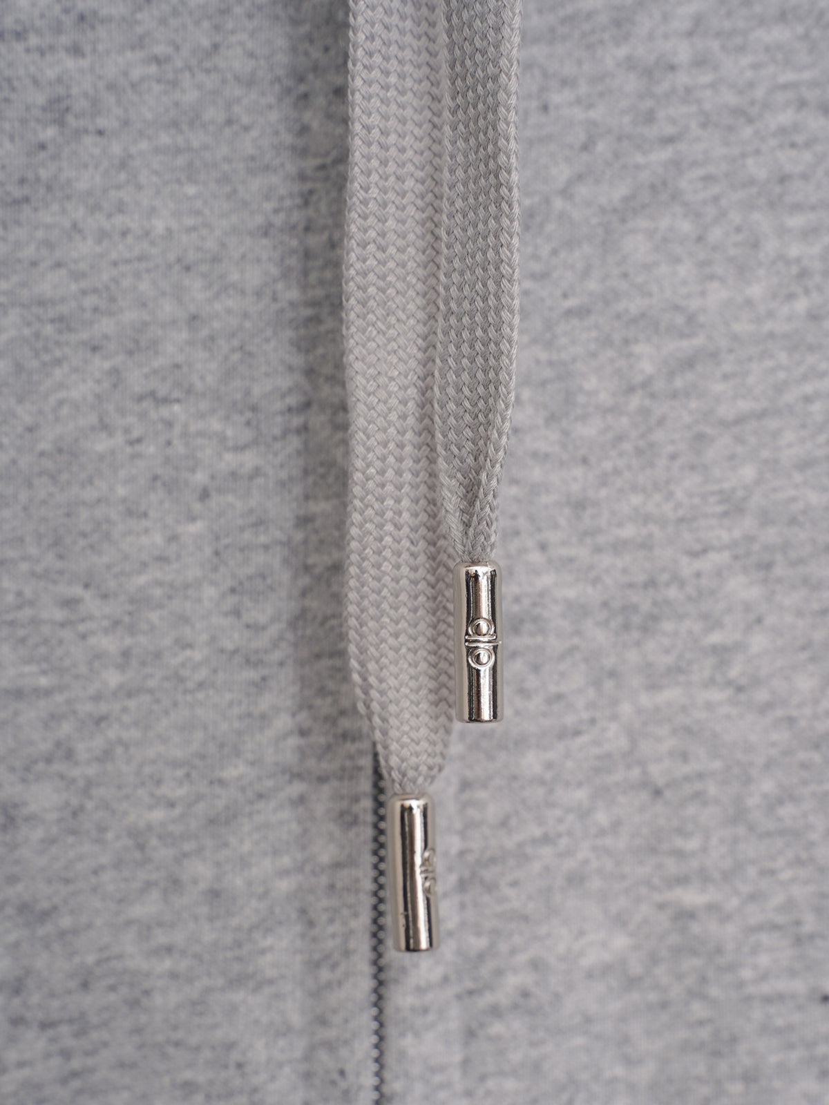 Sudadera Alo Yoga con Cierre Logo Plateado Gris — cordones
