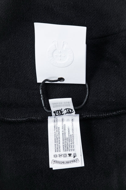 Sudadera Chrome Hearts con Cierre Herradura Blanca Negra — etiquetas colgantes