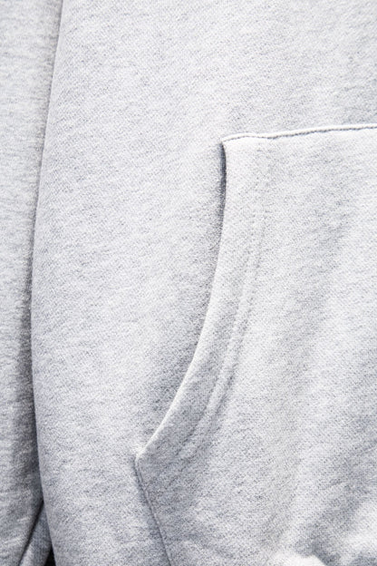 Sudadera Chrome Hearts Cruces y CH Gótica Gris — bolsa canguro