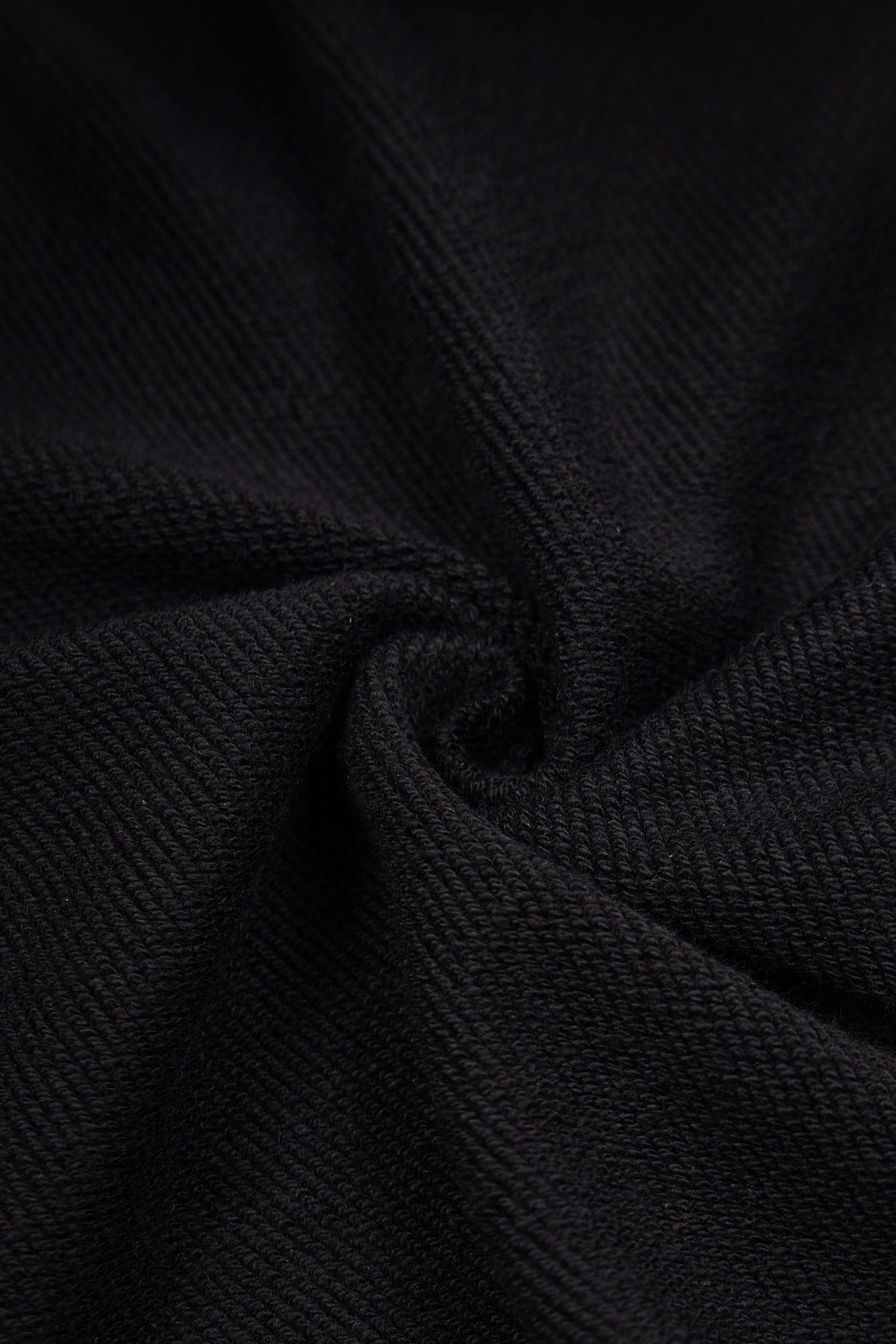 Sudadera Chrome Hearts Cruces y CH Tono sobre Tono Negra — interior afelpado