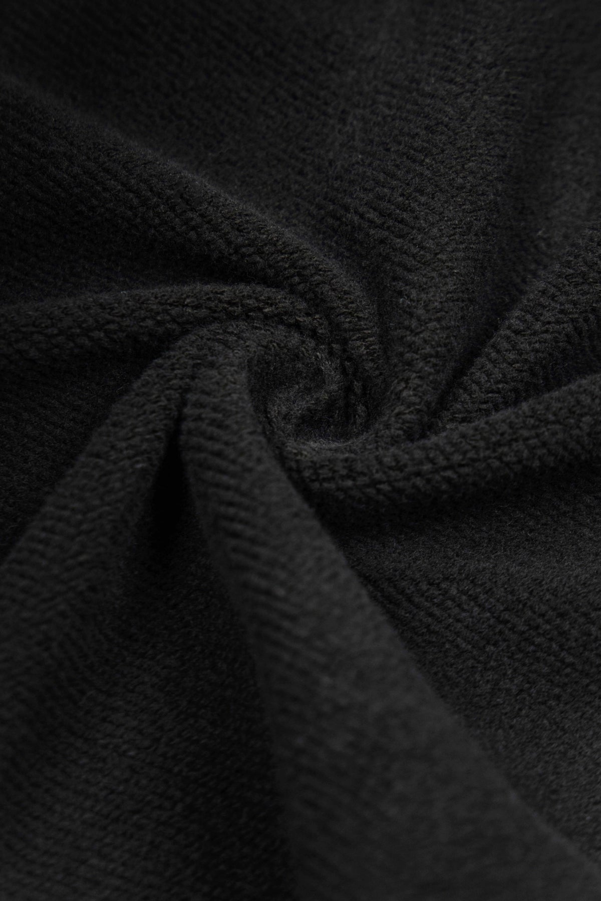 Sudadera Chrome Hearts Daga y Mangas Estampadas Negra Deslavada — interior afelpado